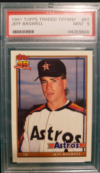 1991 Topps Tiffany Jeff Bagwell Rookie Card