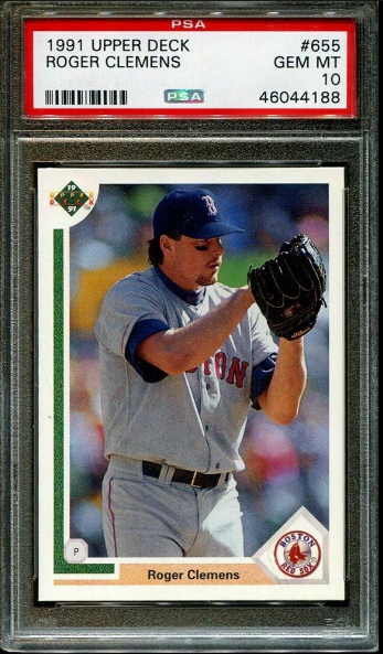 1991 Upper Deck Final Edition Roger Clemens