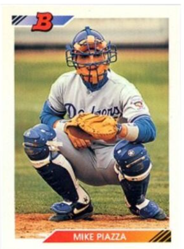 1992 Bowman Tiffany Mike Piazza Rookie Card