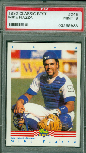 1992 Classic Best Gold Mike Piazza Autograph