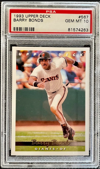 1993 Barry Bonds Upper Deck Baseball Card