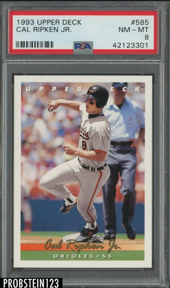 1993 Cal Ripken Jr. Upper Deck Baseball Card