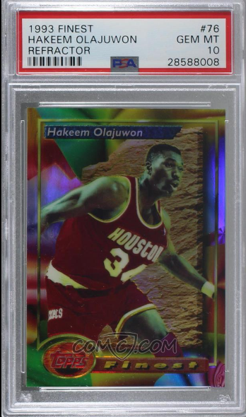 1993 Hakeem Olajuwon Finest Refractor