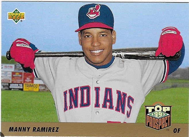 1993 Manny Ramirez Upper Deck Baseball Card