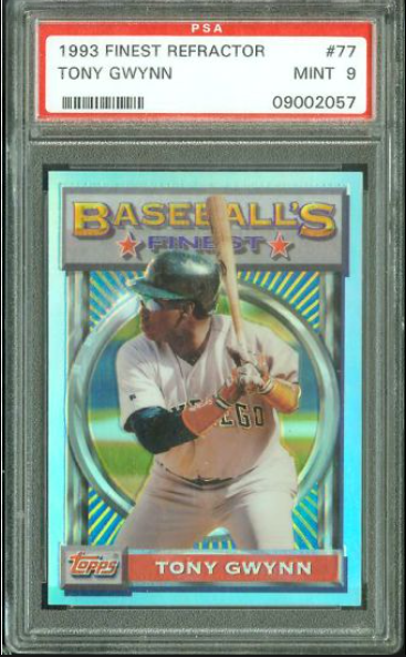 1993 Topps Finest Refractor Tony Gwynn