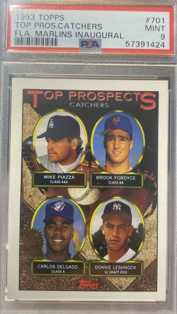 1993 Topps Inaugural Marlins Mike Piazza