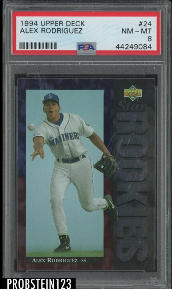 1994 Alex Rodriguez Upper Deck Rookie Card