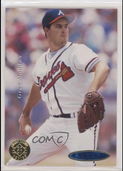 1995 SP Championship Series Greg Maddux Autograph Card