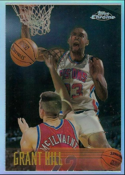 1996-97 Grant Hill Topps Chrome Refractor