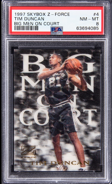 1997-98 Tim Dunca Skybox Z-Force Big Men on Court