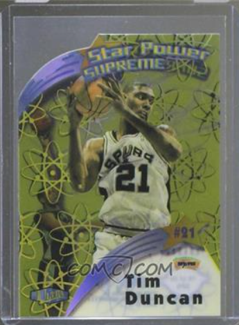 1997-98 Tim Duncan Fleer Ultra Star Power Supreme