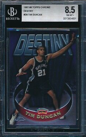 1997-98 Tim Duncan Topps Chrome