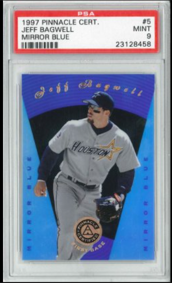 1997 Pinnacle Certified Mirror Blue Jeff Bagwell