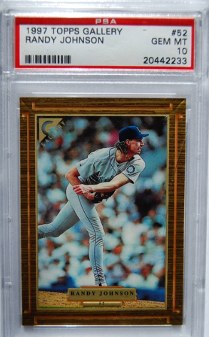 1997 Randy Johnson Pinnacle Totally Certified Platinum Gold