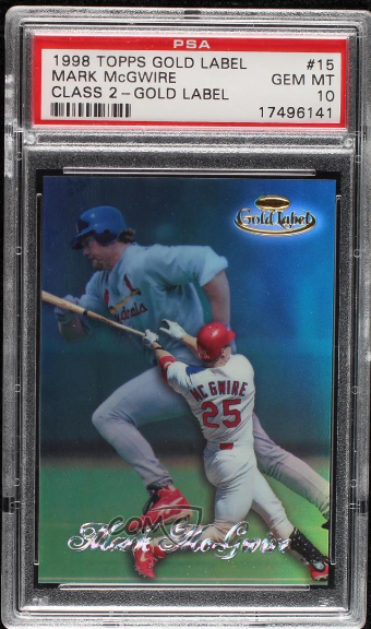 1998 Topps Gold Label Class 2 Mark McGwire