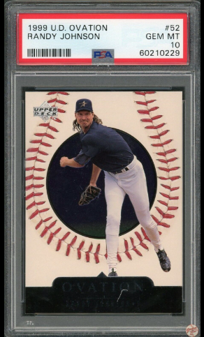 1999 Randy Johnson Upper Deck Ovation Super Signatures