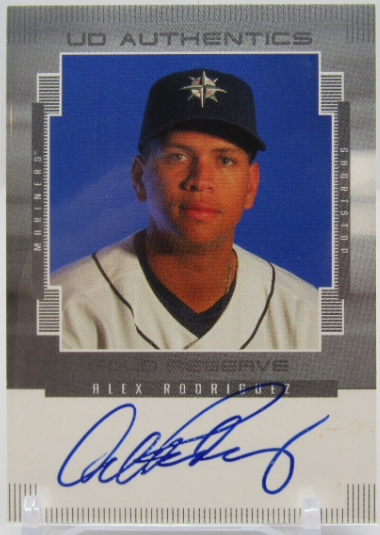 2000 Alex Rodriguez SP Authentic Sign of the Times Gold Autograph