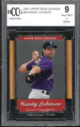 2001 Randy Johnson Upper Deck Ultimate Collection Signature Jersey