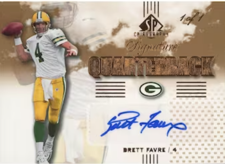 2003 Exquisite Collection Autograph Brett Favre