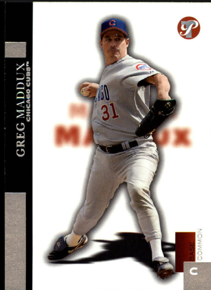 2005 Topps Pristine Legends Greg Maddux Autograph Relic Card