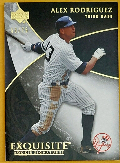 2007 Alex Rodriguez Exquisite Collection Autograph Patc