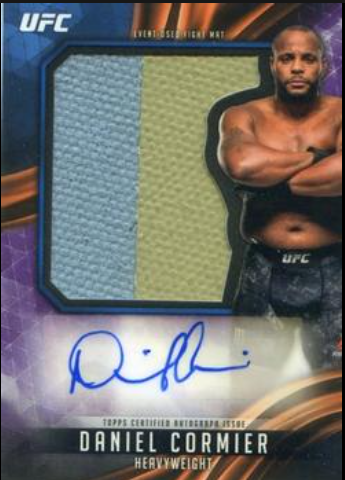 2010 Daniel Cormier Topps UFC Main Event Autograph Card