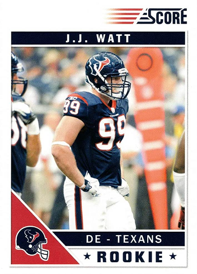 2010 J.J. Watt Panini Contenders Rookie