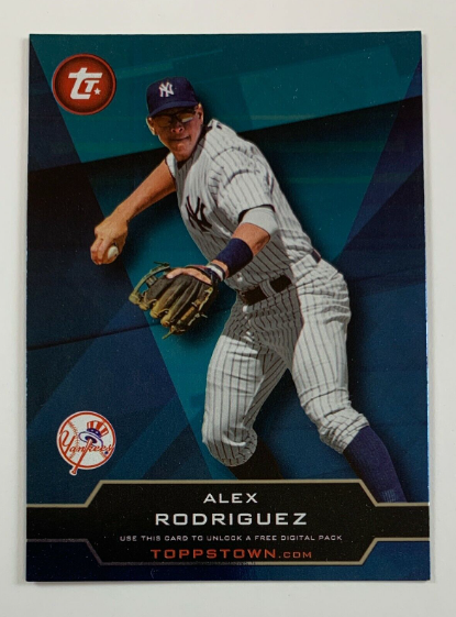 2011 Alex Rodriguez Topps Triple Threads Autograph Patch Book