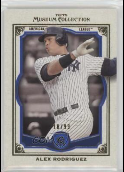 2013 Alex Rodriguez Topps Museum Collection Archival Autographs