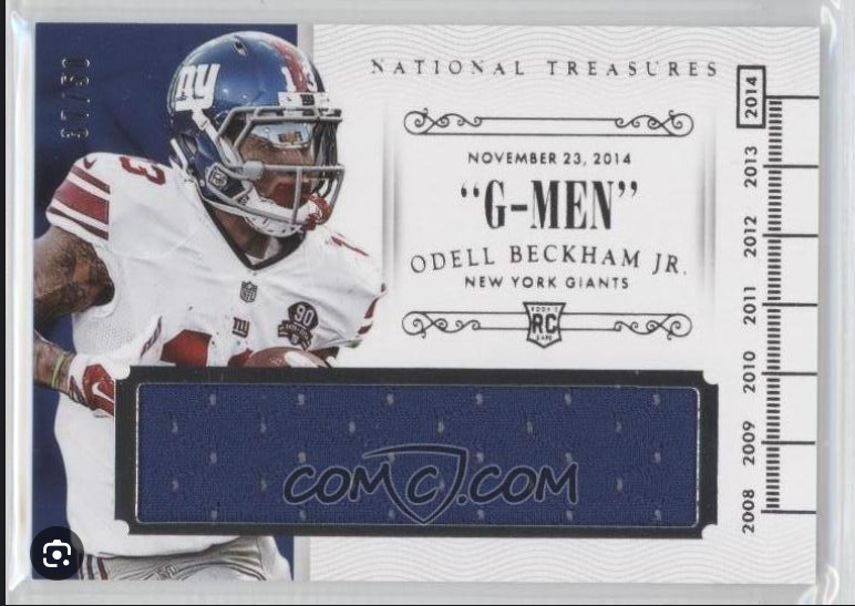 2014 Odell Beckham Jr. Panini National Treasures Rookie