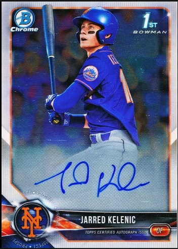 2018 Bowman Chrome Jarred Kelenic Draft Autograph