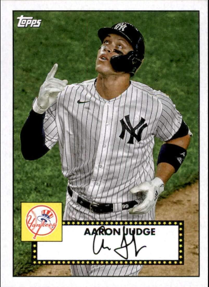 2021 Aaron Judge Autograph Card