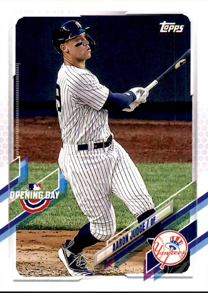 2021 Aaron Judge Topps Opening Day Card