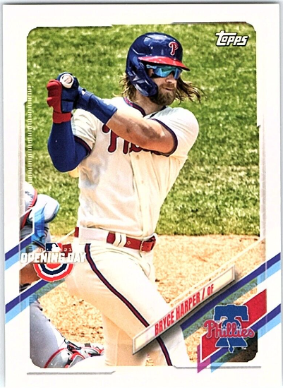 2021 Bryce Harper Topps Opening Day Card