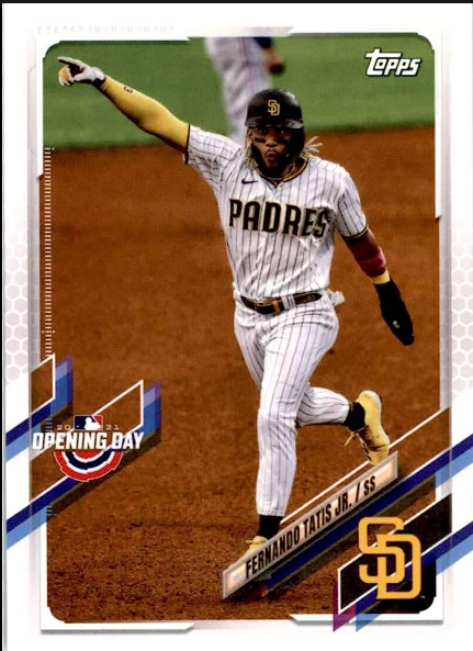 2021 Fernando Tatis Jr. Topps Opening Day Card