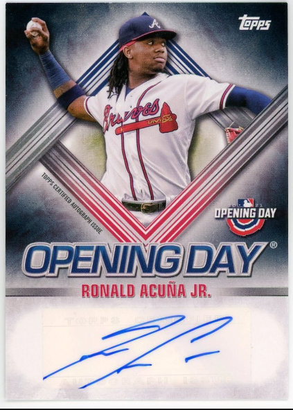 2021 Ronald Acuña Jr. Topps Opening Day Card