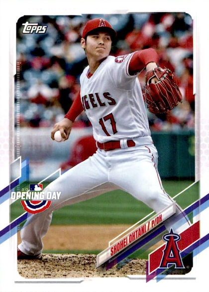 2021 Shohei Ohtani Topps Opening Day Card