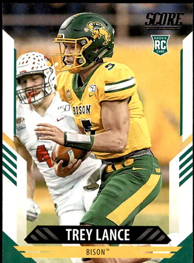 2021 Trey Lance Score Football Cards