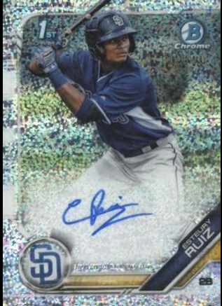 2022 Bowman Chrome Estuery Ruiz Prospect Card