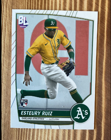 2022 Topps Chrome Estuery Ruiz Rookie Card