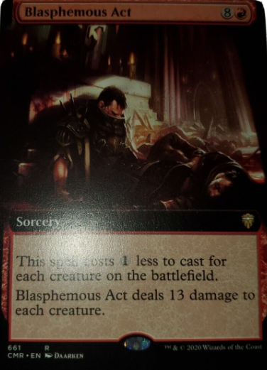 Blasphemous Act Commander Legends Card