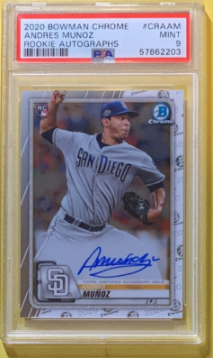 Bowman Chrome Andres Munoz Rookie Card