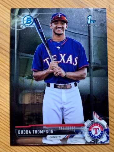 Bowman Chrome Bubba Thompson Prospect Card