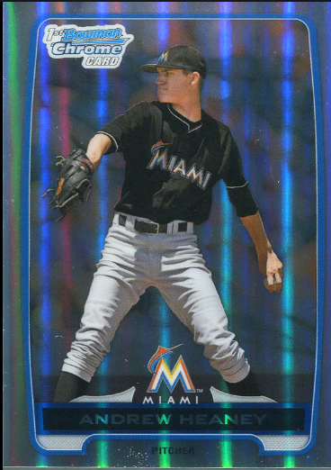 Bowman Chrome Draft Andrew Heaney Autograph Rookie Card