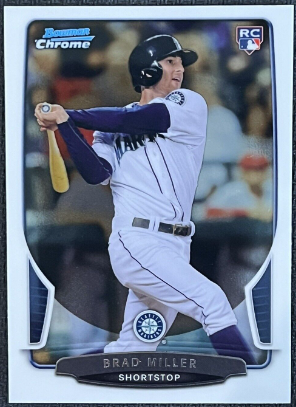 Bowman Chrome Draft Brad Miller Rookie Card