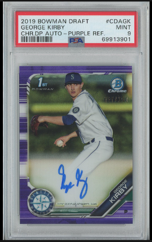 Bowman Chrome Draft George Kirby Auto