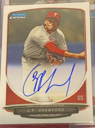 Bowman Chrome Draft Picks & Prospects J.P. Crawford Autograph