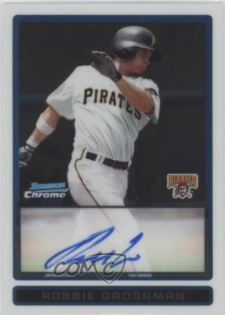 Bowman Chrome Draft Prospect Autograph Robbie Grossman