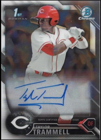 Bowman Chrome Draft Taylor Trammell Autograph