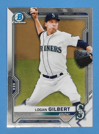 Bowman Chrome Prospect Autographs Logan Gilbert